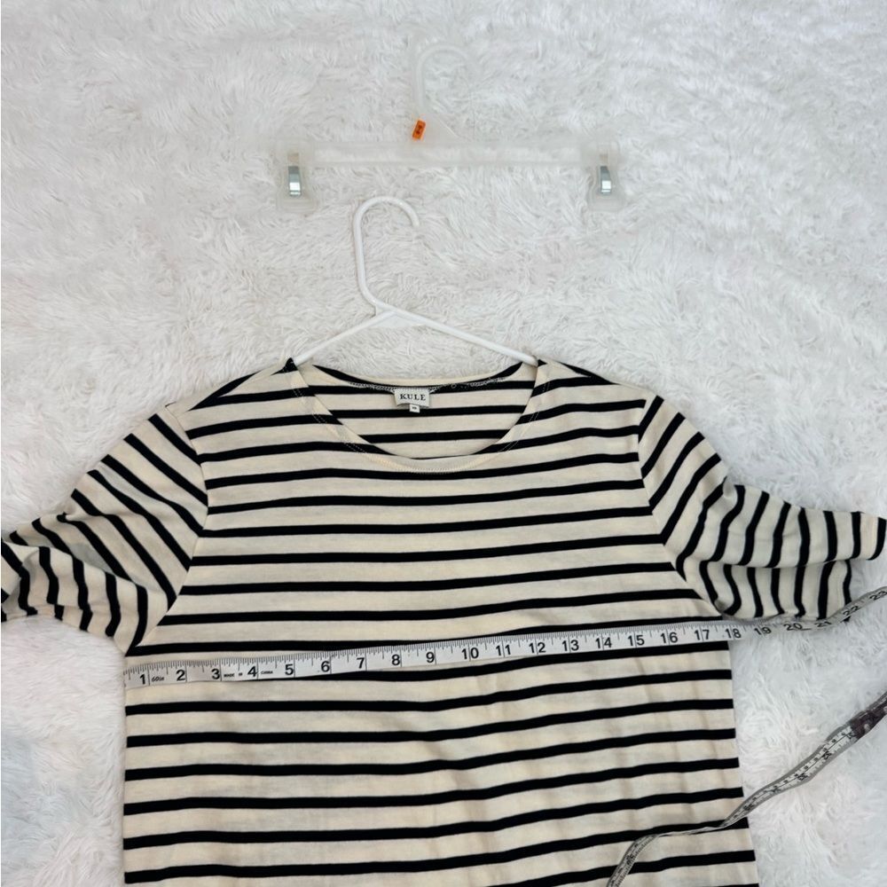 KULE The Tee Dress Black and White Striped Mini Dress Size XS - Picture 8 of 10